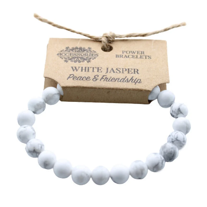 White jasper bracelet