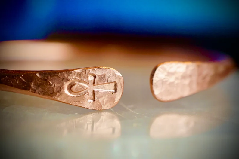 ankh copper bangle
