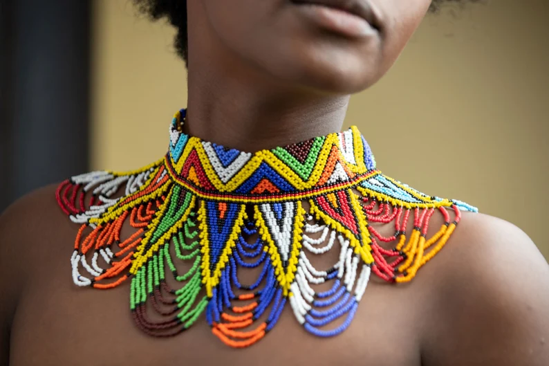 maasai beaded necklace
