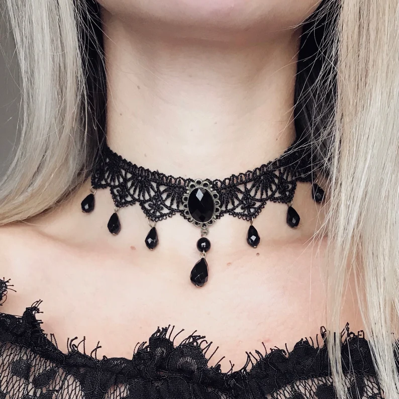 Victorian Style Lace Choker