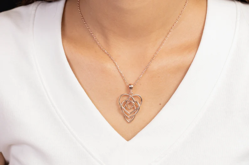 Celtic Knot Symbols of Motherhood Necklace