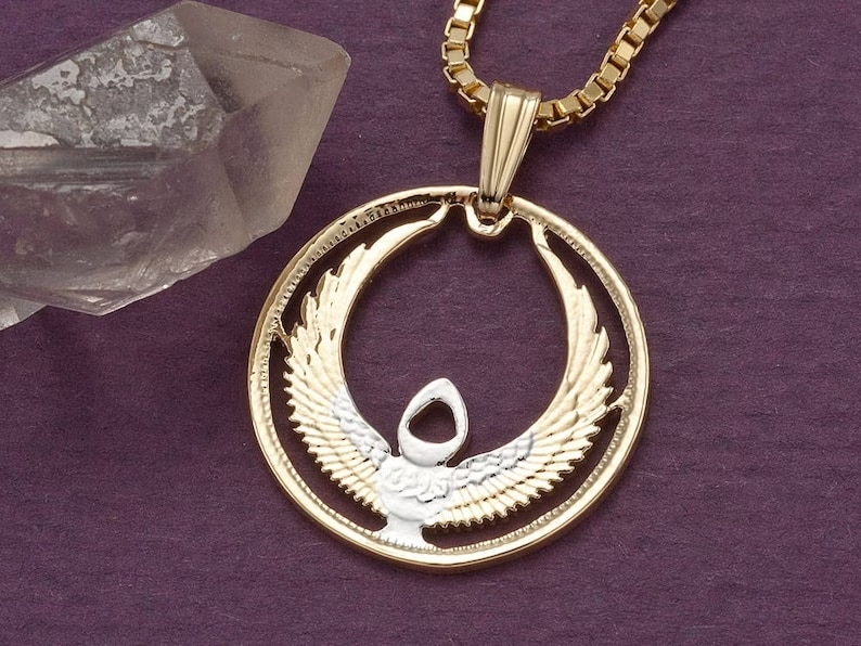 Egyptian coin necklace