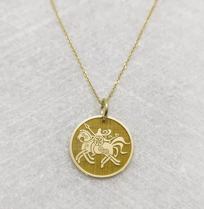 Gold Horse Necklace
