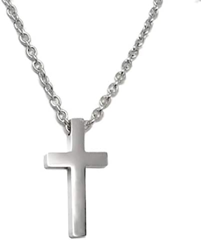 Simple cross pendant necklace