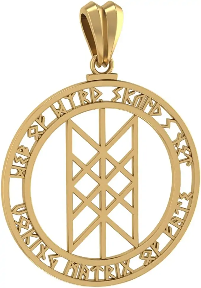 Viking Web of Wyrd Pendant