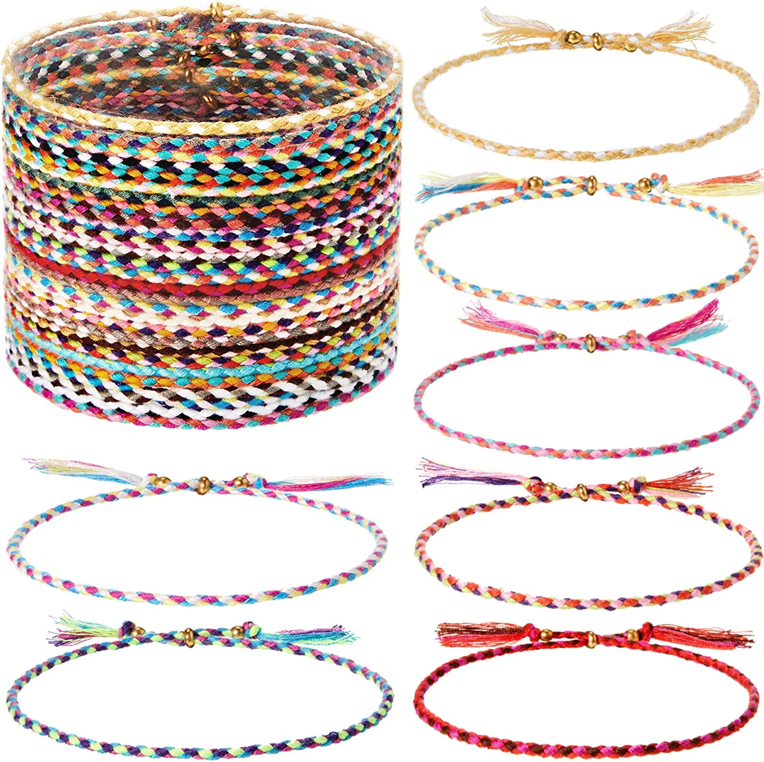 Woven Wrap Friendship Bracelets