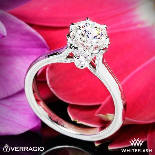 whiteflash ring with diamond