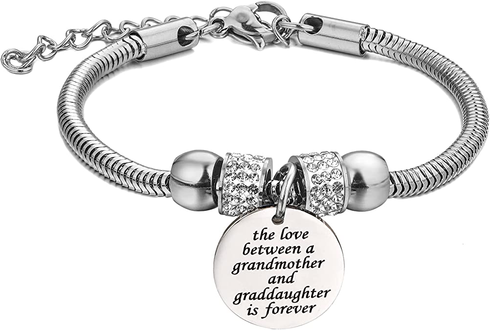 Granddaughter shake charm bracelet