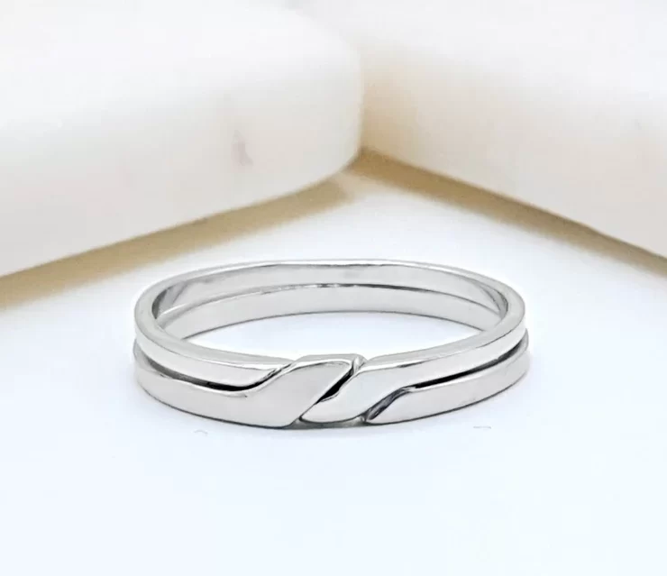 two band puzzle ring