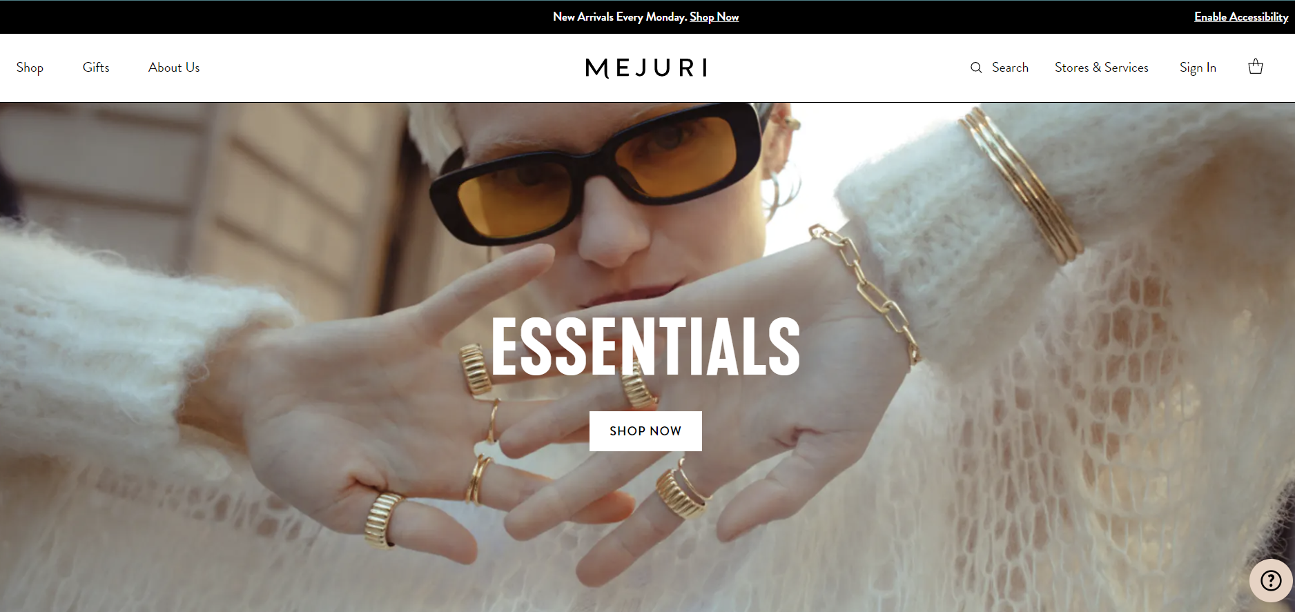 Mejuri affordable Canadian jewelry brands