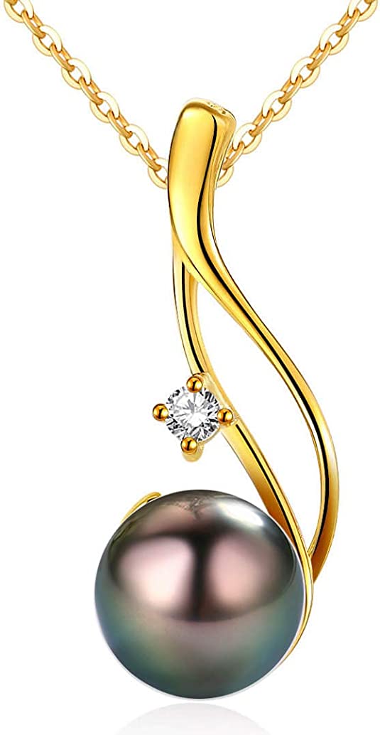 tahitian black pearl pendant