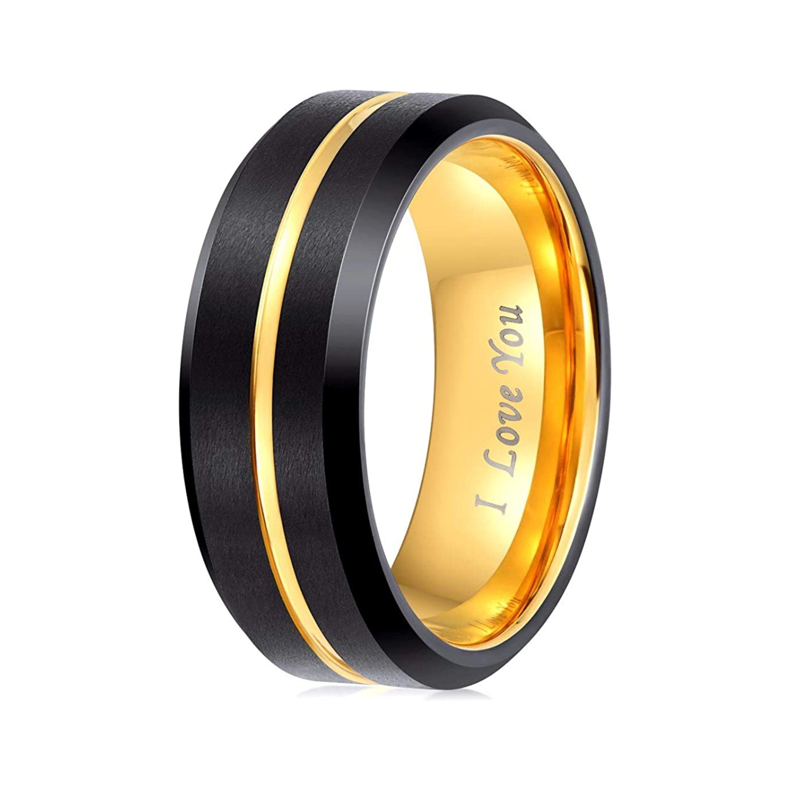 Tungsten Carbide Wedding Ring