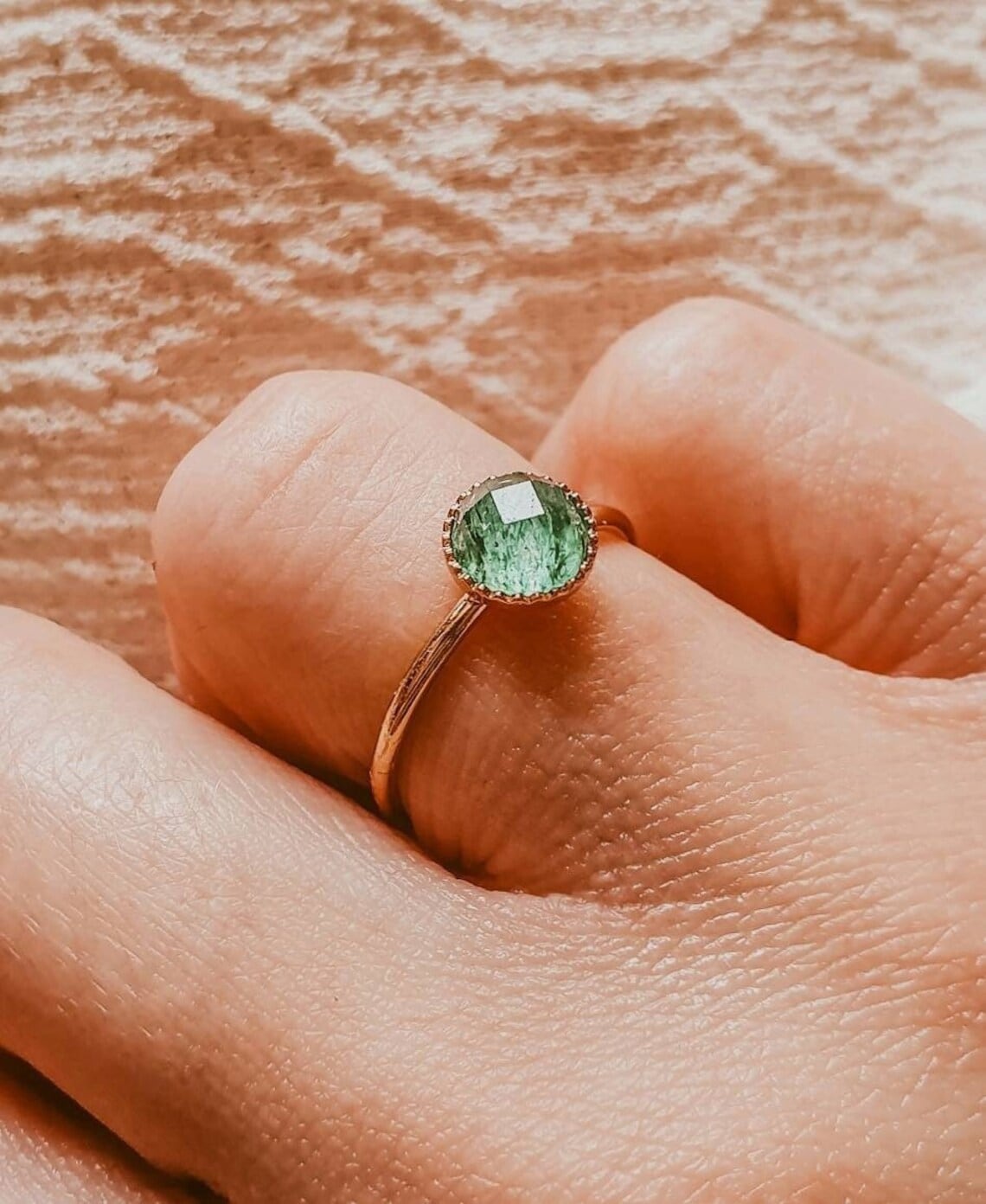 Aventurine ring