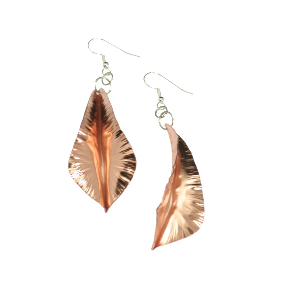 fancy copper earrings