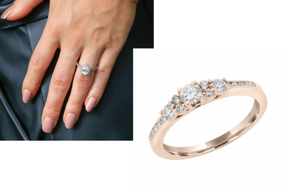 global diamond engagement rings