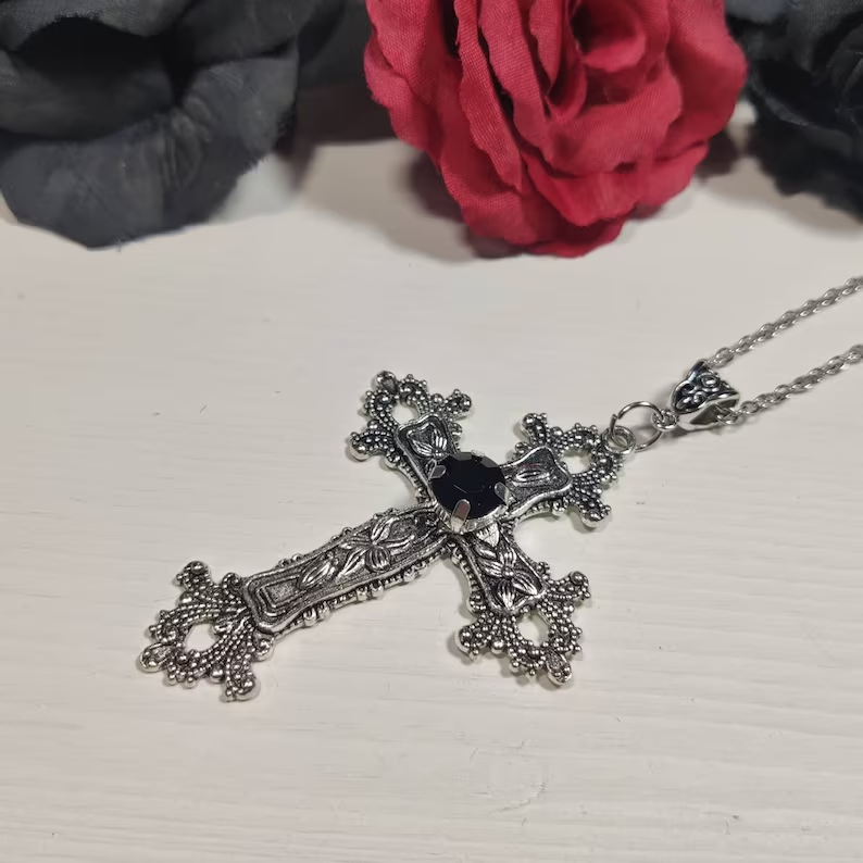 gothic cross necklace