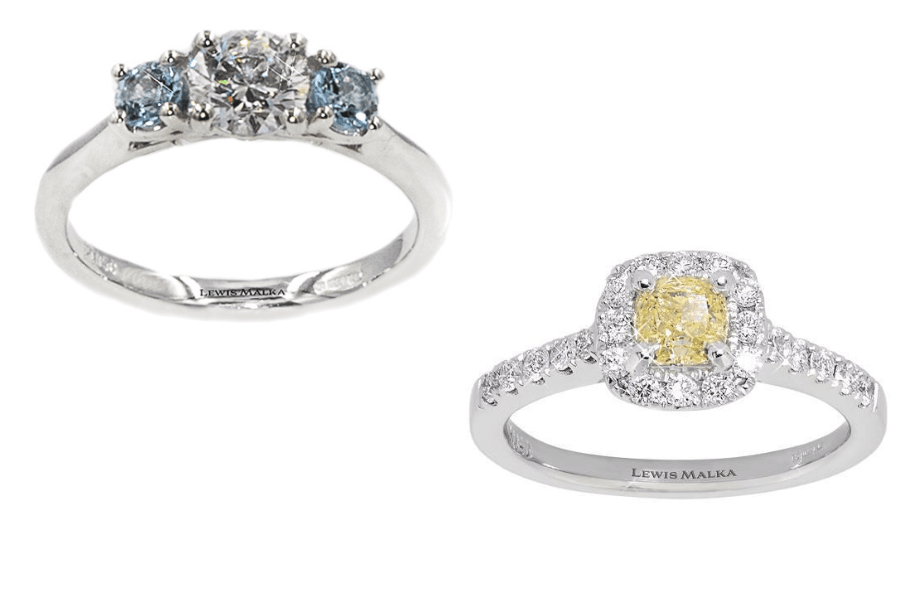 engagement rings with gemstones 