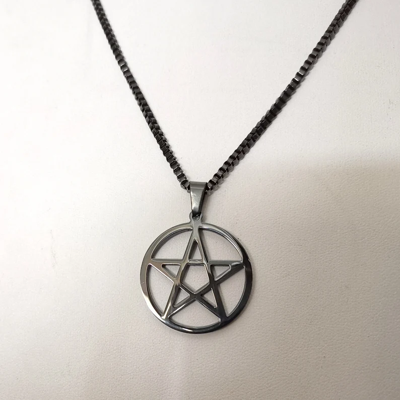 pentagram pendant necklace
