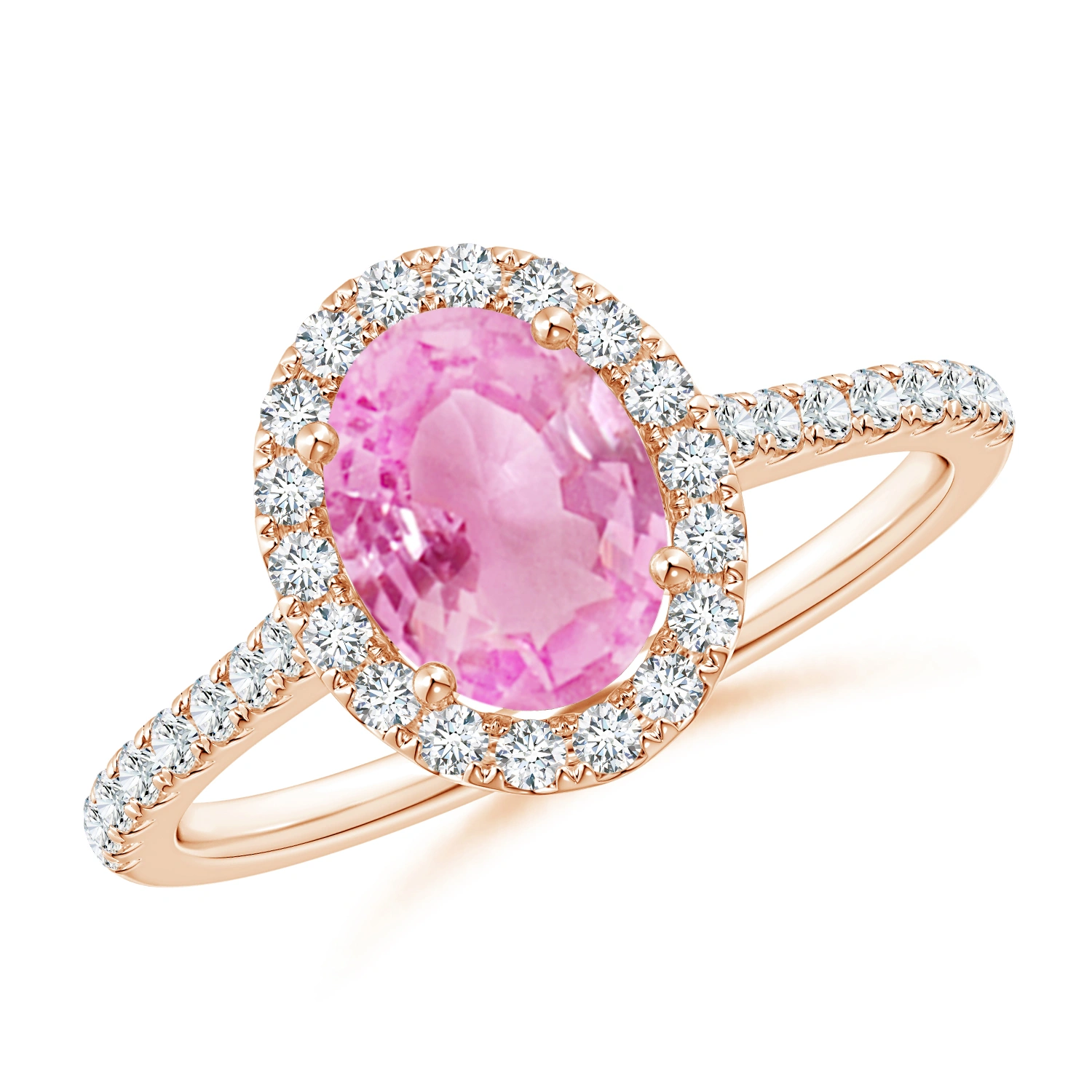 pink sapphire engagement ring