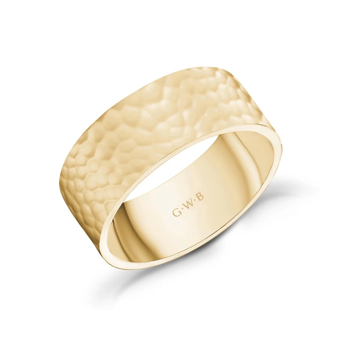 wide gold wedding band