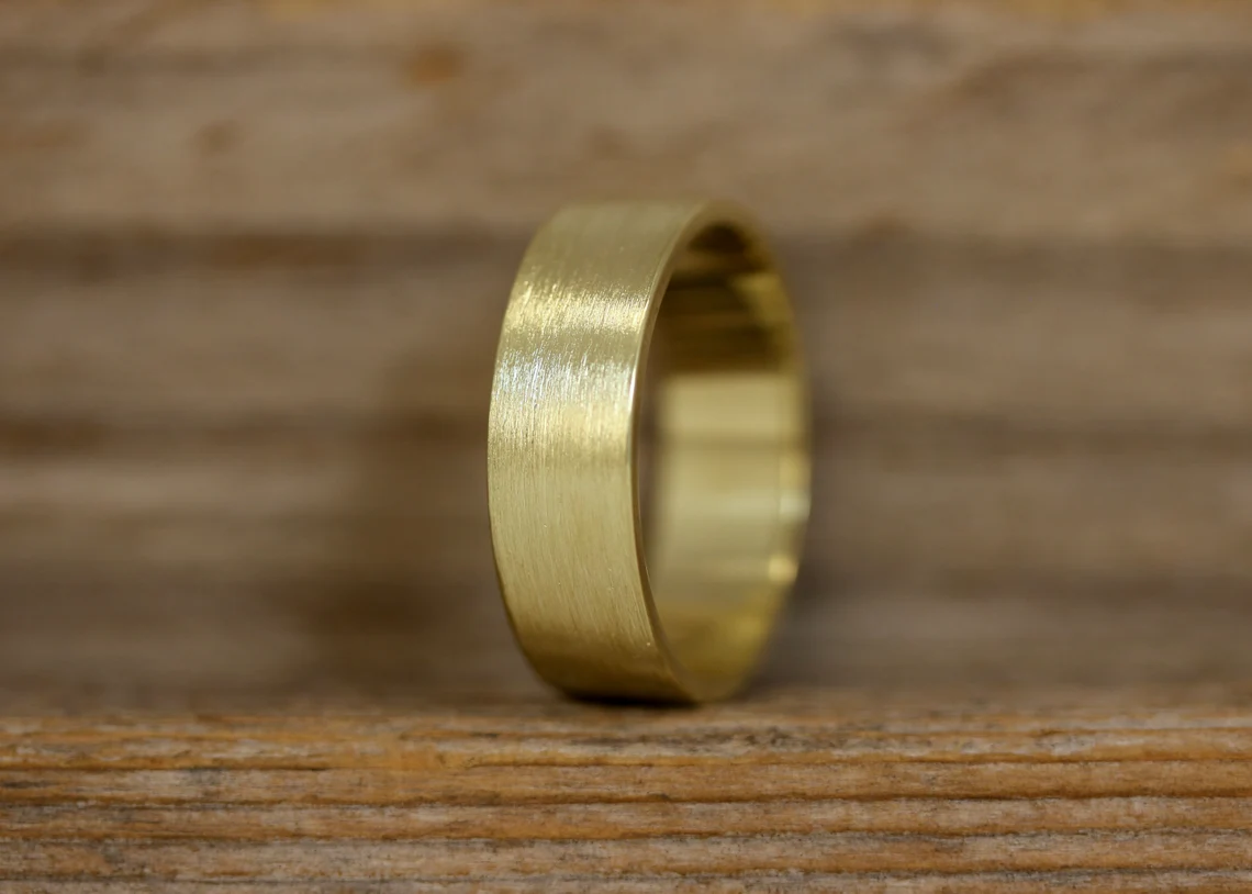 brass wedding ring