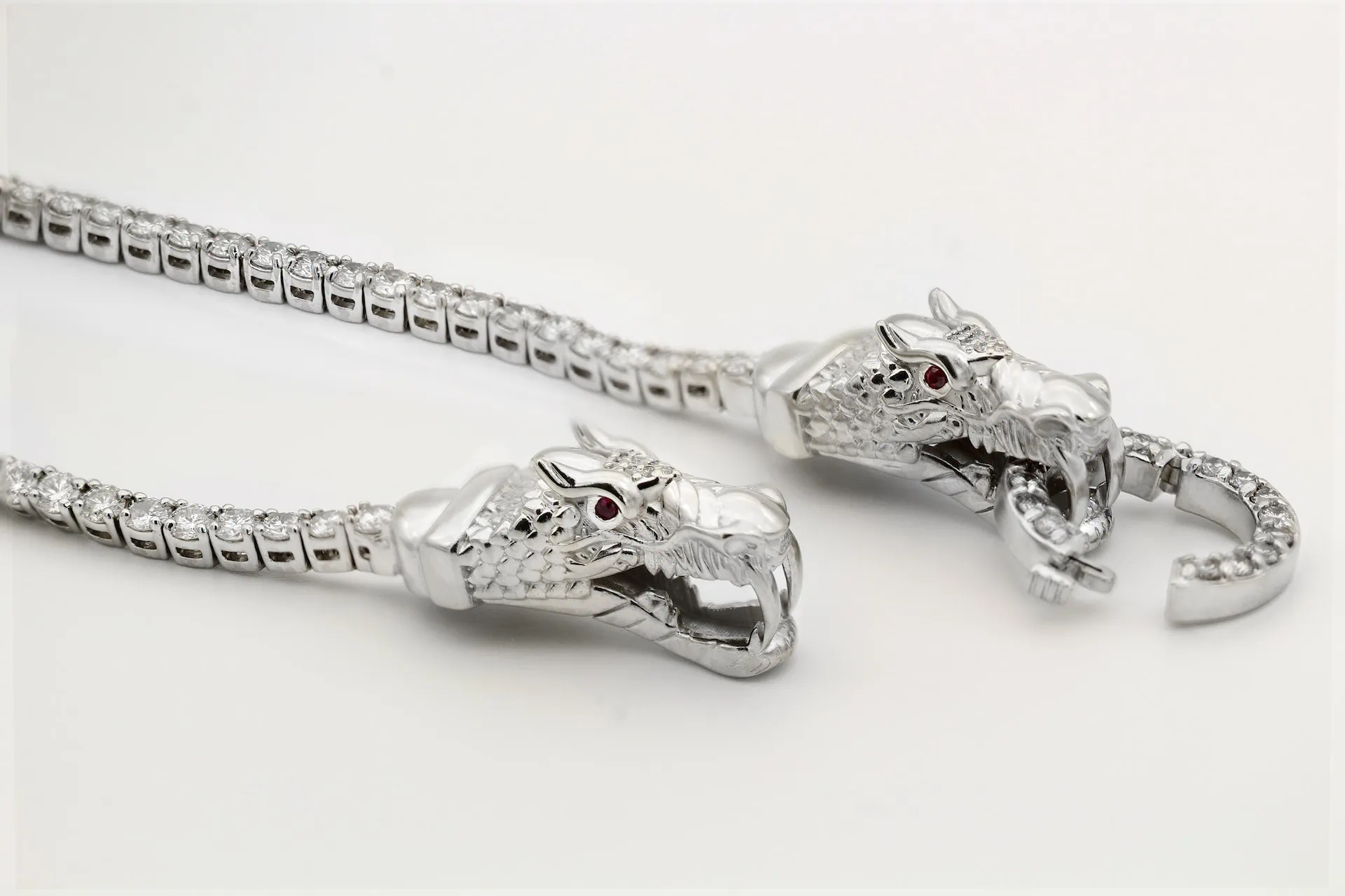 sterling silver rhodium plated guide