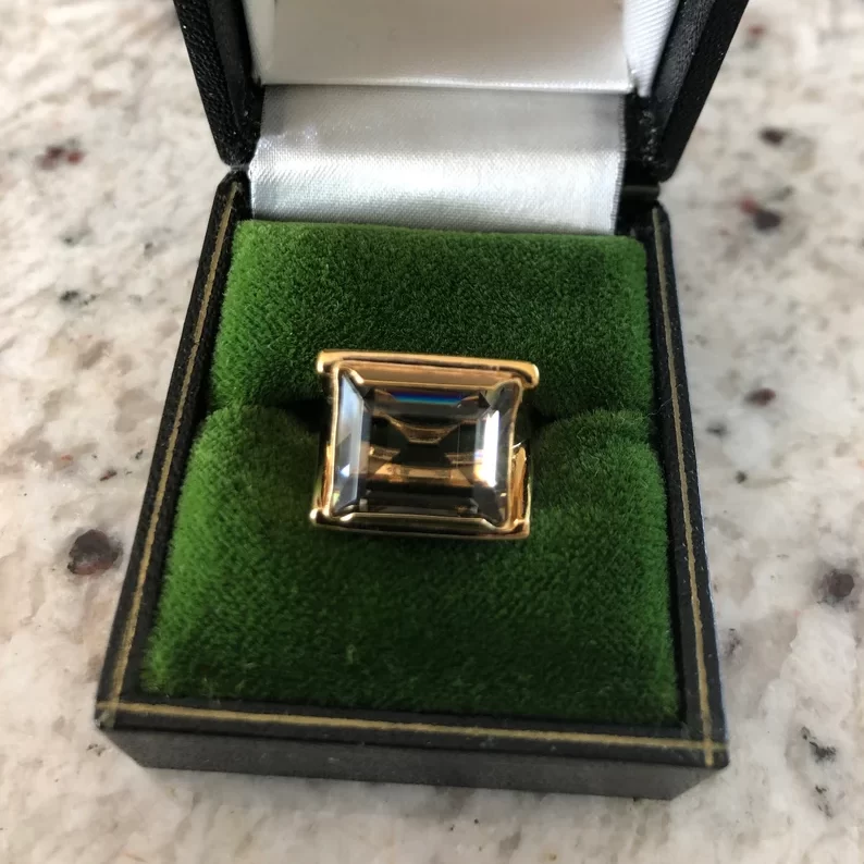 vintage enstatite ring