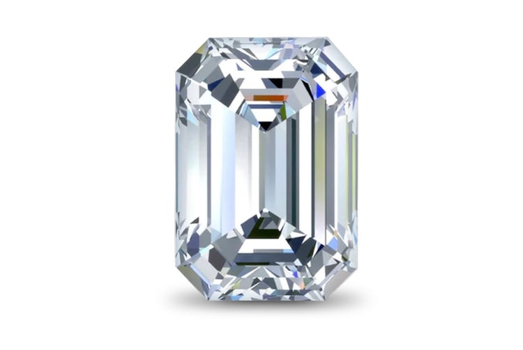 6 carat emerald cut diamond