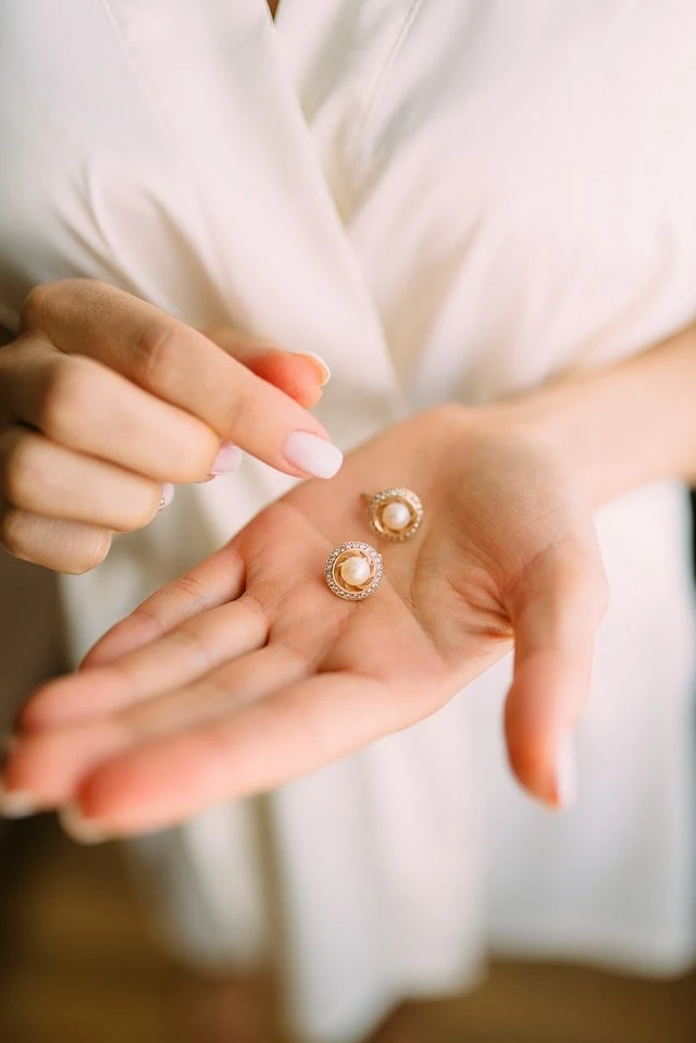 pearl earrings to be cleaned