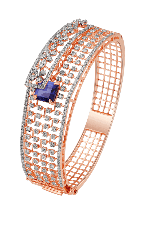 rose gold diamond bracelet