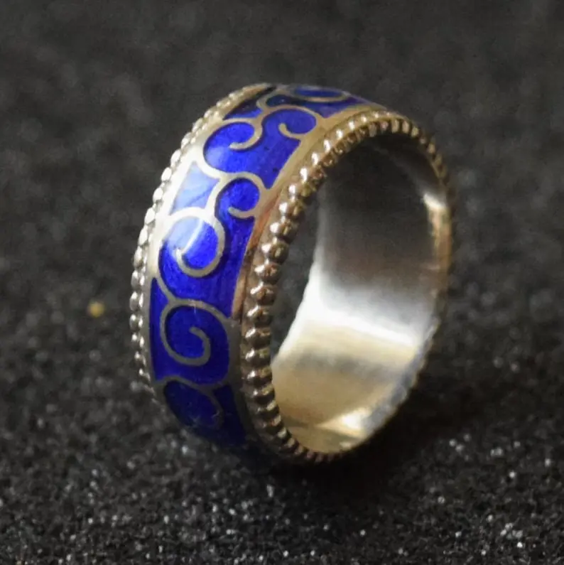 medieval ring enamel armenian ring