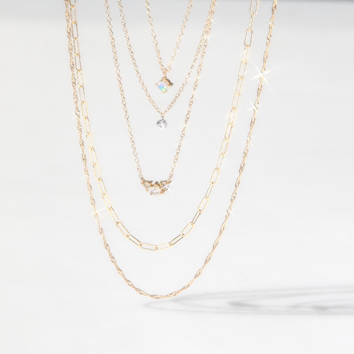 yellow gold chain necklaces