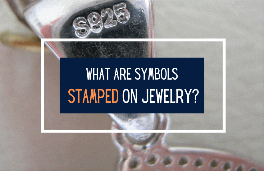 what are symbols stamped on jewelry