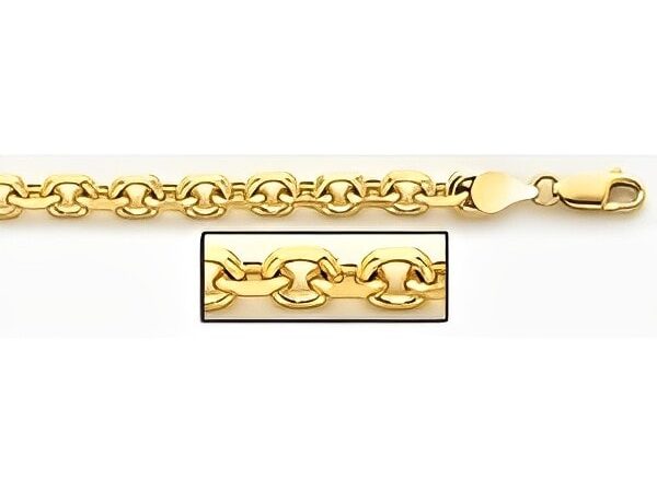gold cable link chain