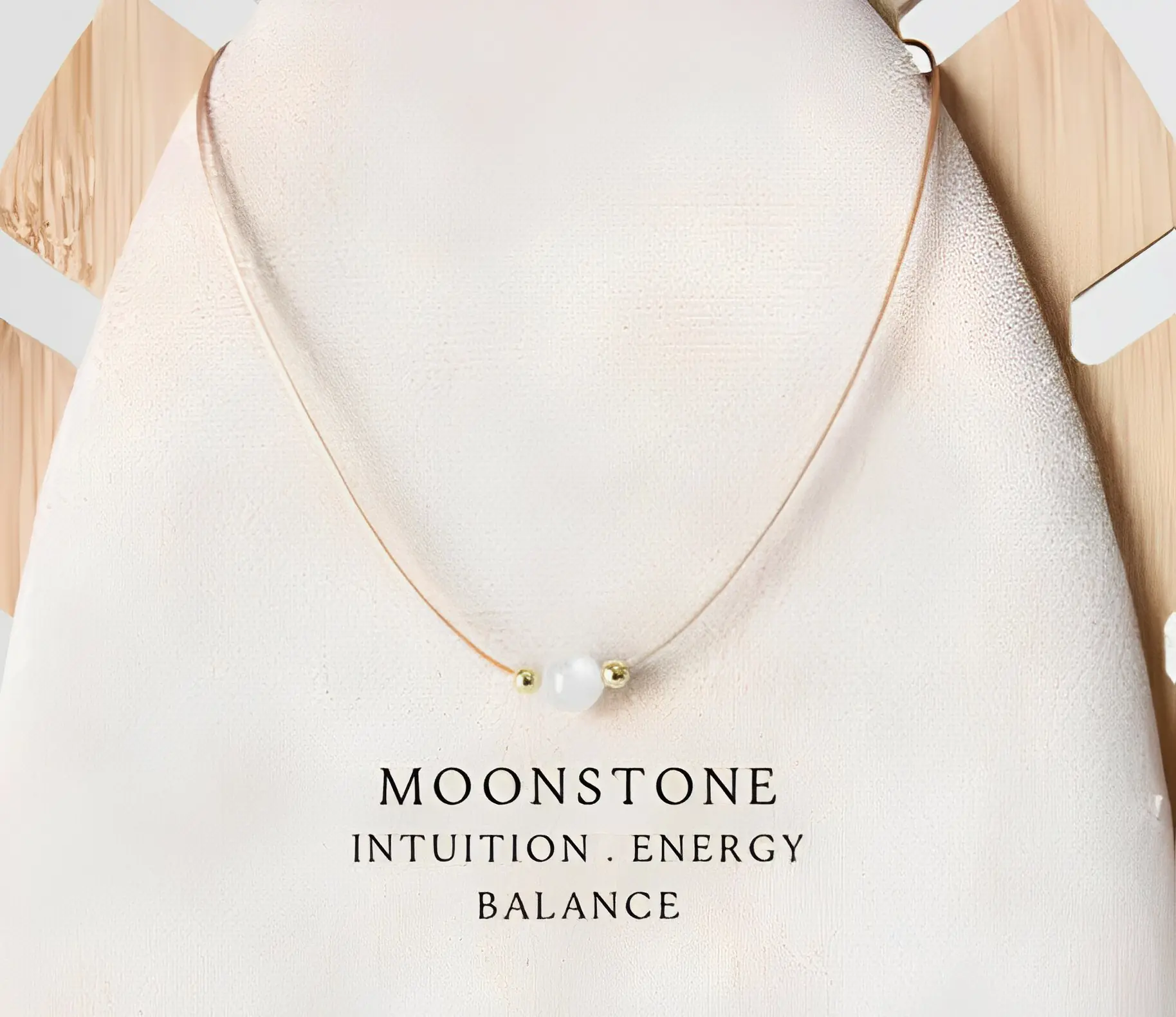moonstone choker necklace