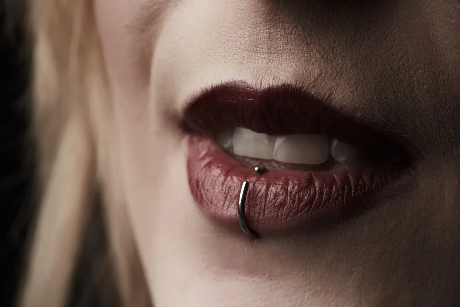 Lips. Piercing. | Piercings, Lip piercing, Ashley piercing