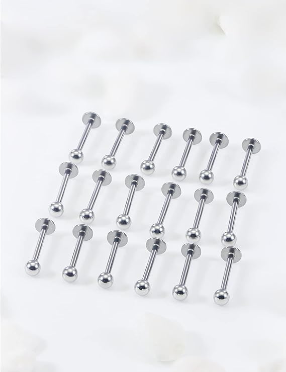 stainless steel labret stud