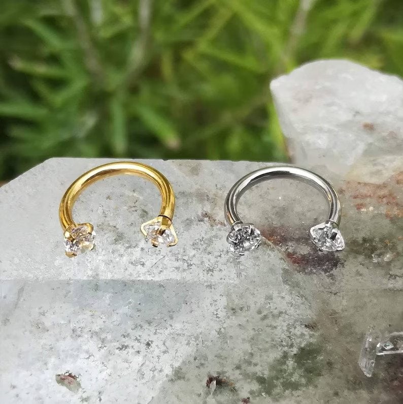 Horseshoe Tragus Earring