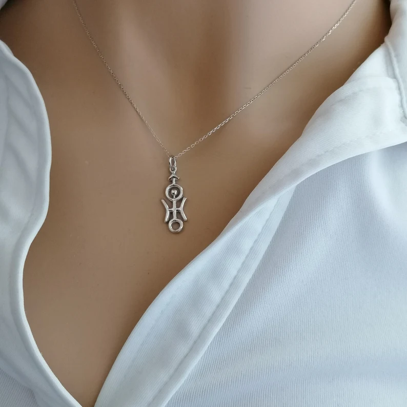 Silver Uranus Necklace