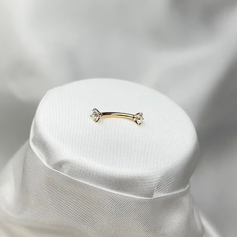 Titanium Curved Barbell