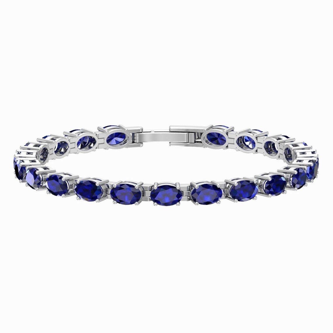 Blue Sapphire Tennis Bracelet
