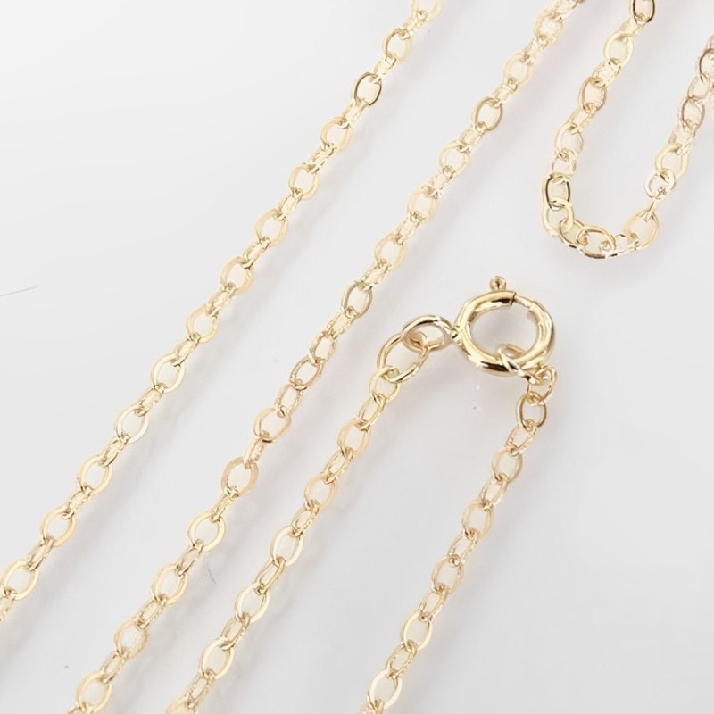 gold filled cable chain