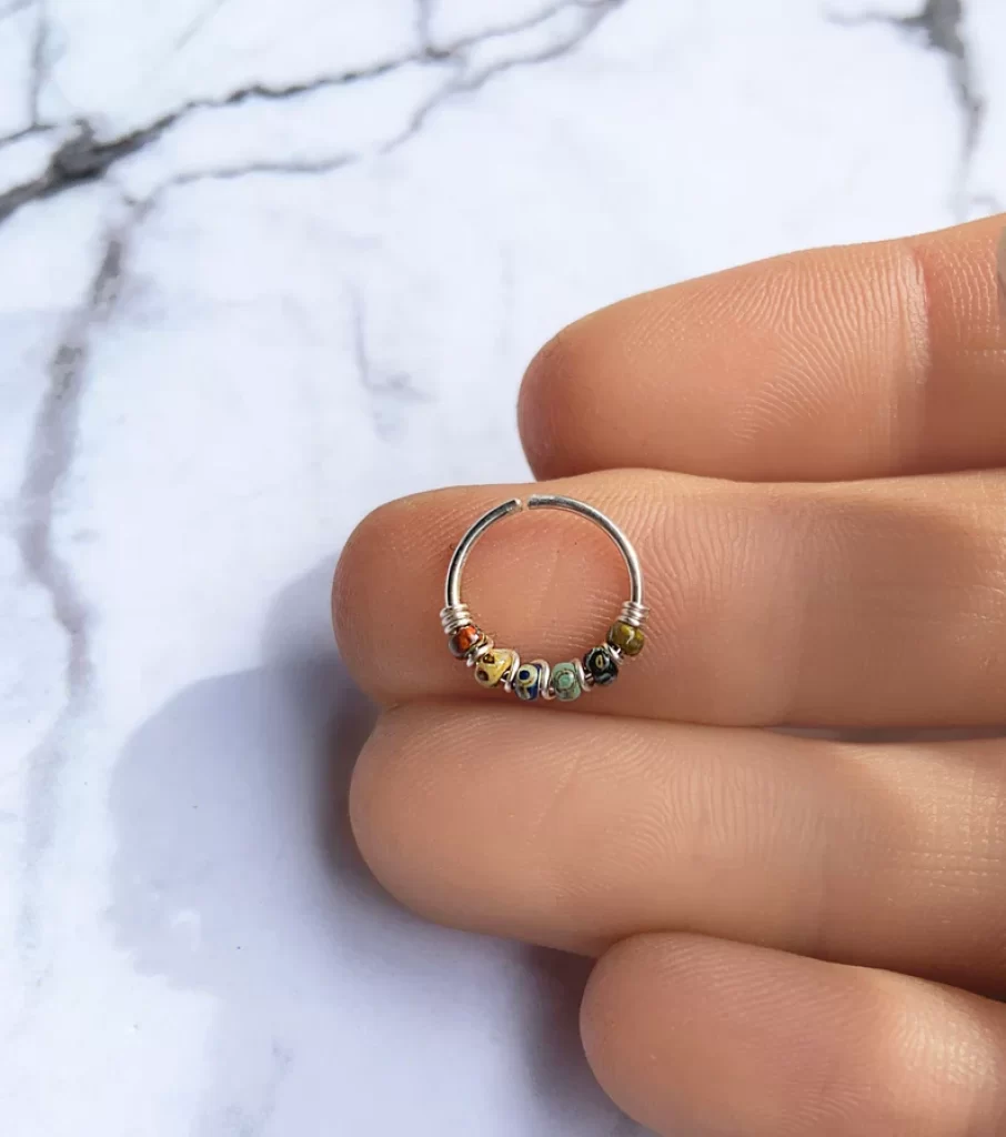 Nose Ring Sterling Silver
