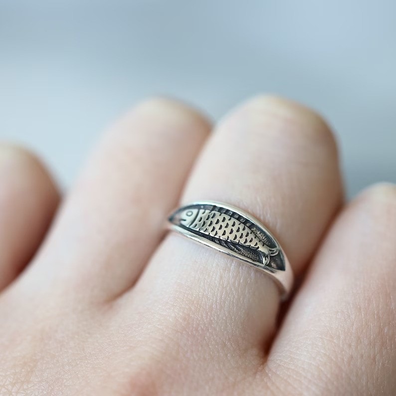 Silver Fish Ring