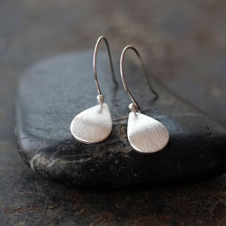 Sterling Silver Teardrop Earrings