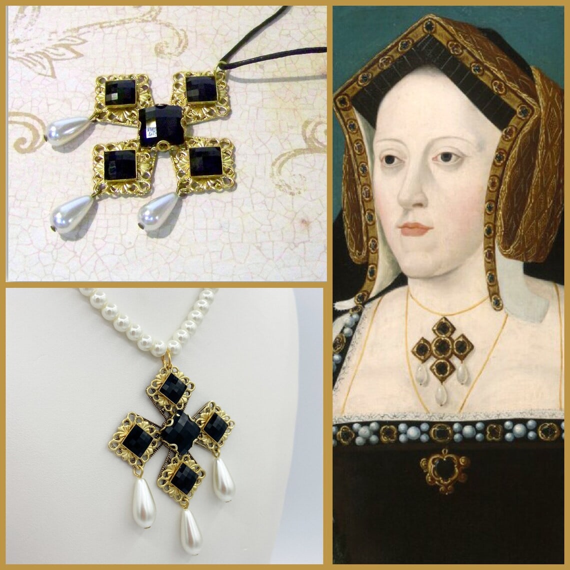 catherine of aragon tudor necklace replica